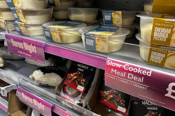 Waitrose leaves shoppers bemused after dropping Scottish staple from Burns Night meal deal