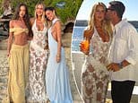 **Headline:** Australia’s Top Model Wears Sheer Dress at Engagement Party