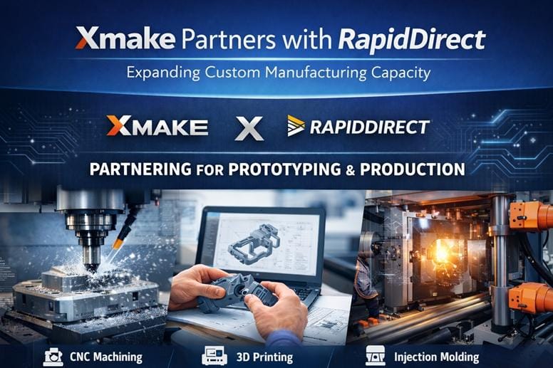 **Headline:** Xmake and RapidDirect Partner to Enhance Custom Manufacturing Services