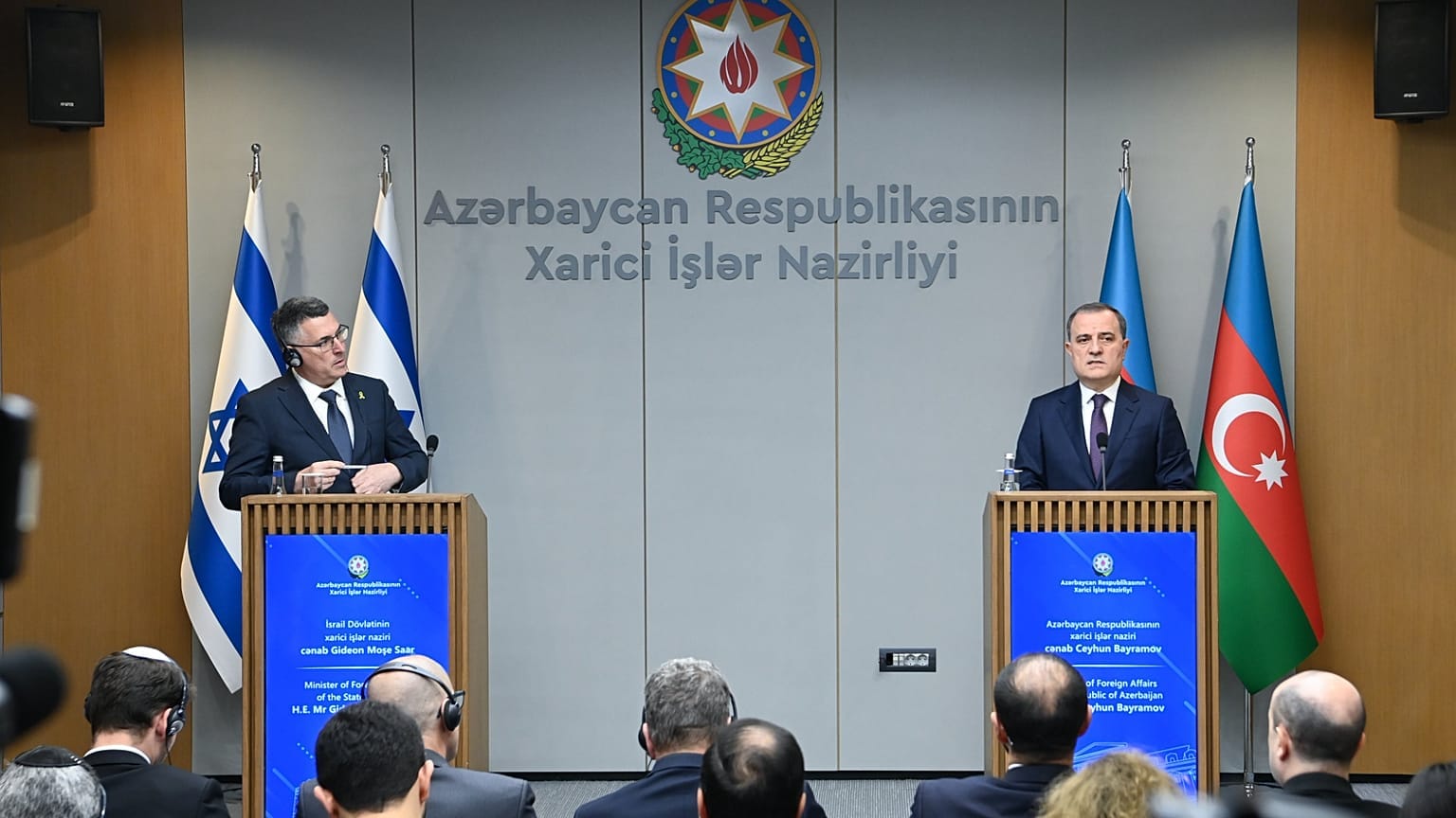 **Headline:** Israel’s Foreign Minister Visits Baku to Strengthen Bilateral Ties Amid Regional Challenges