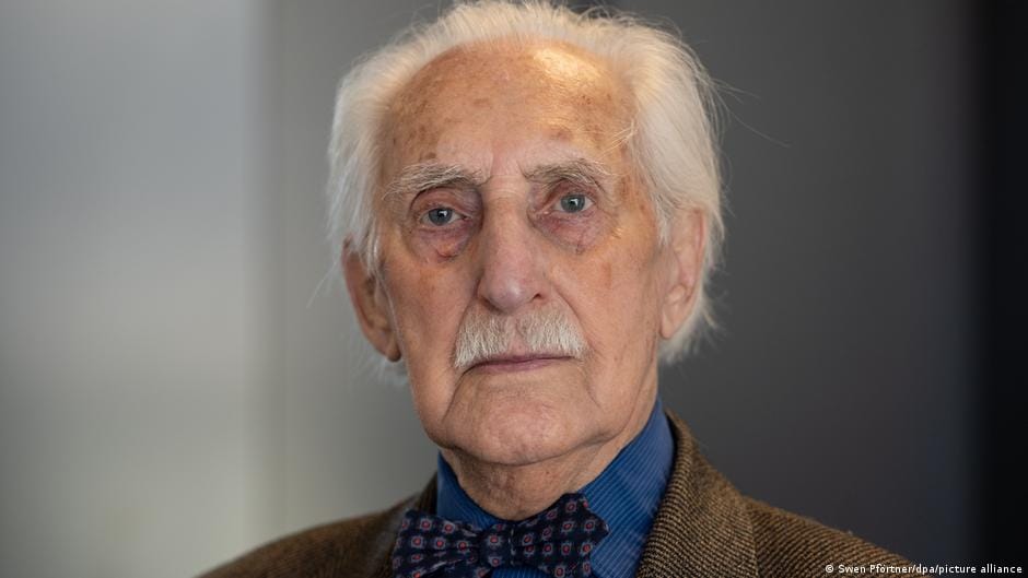 **Headline:** Holocaust Survivor Leon Weintraub Reflects on Dehumanization and Atrocities
