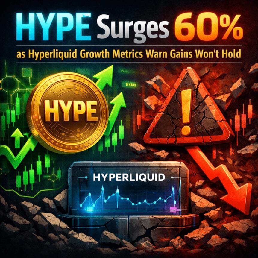 **Headline:** HYPE Token Rises 60% Amid Concerns Over Sustainability of Growth