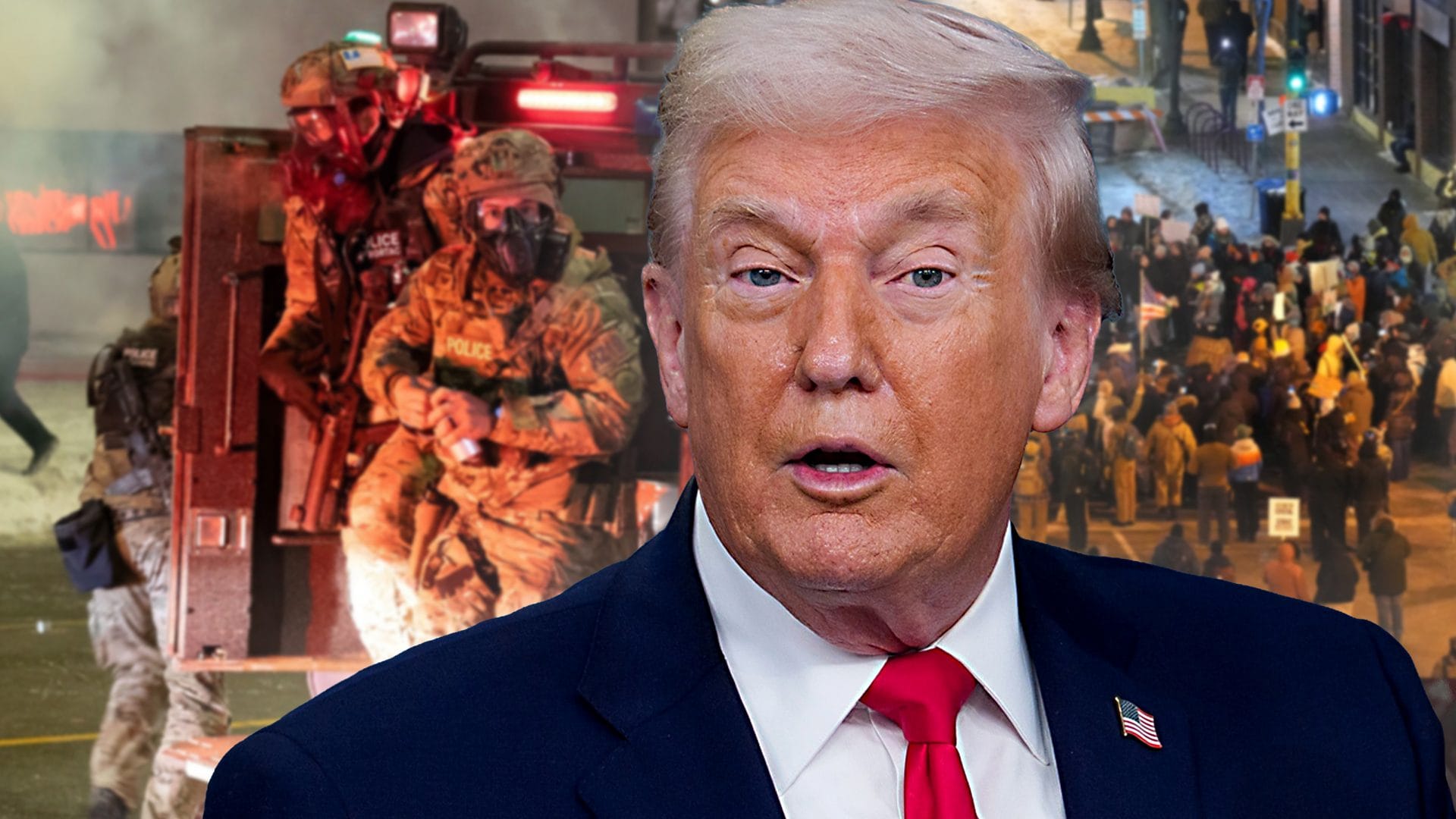 **Headline:** Trump announces government review of Alex Pretti shooting by ICE officers