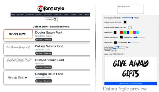 **Headline:** New Free Font Resource Offers Custom Previews and Transparent Downloads