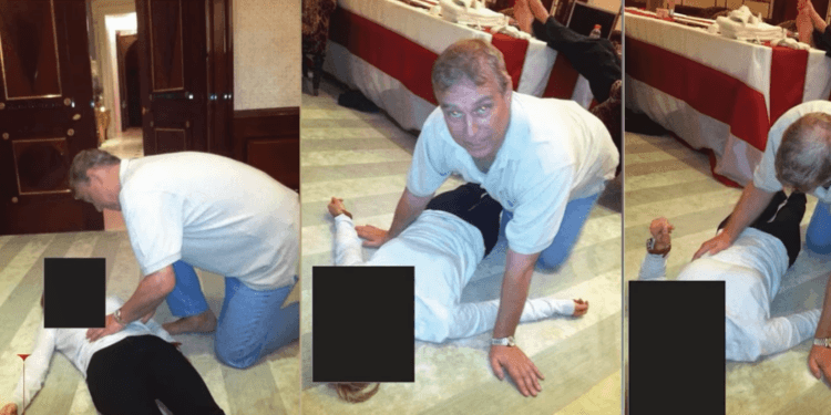 **Headline:** New Photos Featuring Former Prince Andrew Raise Questions