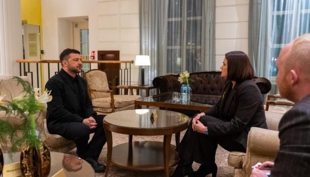 Zelensky Meets With Tsikhanouskaya In Vilnius