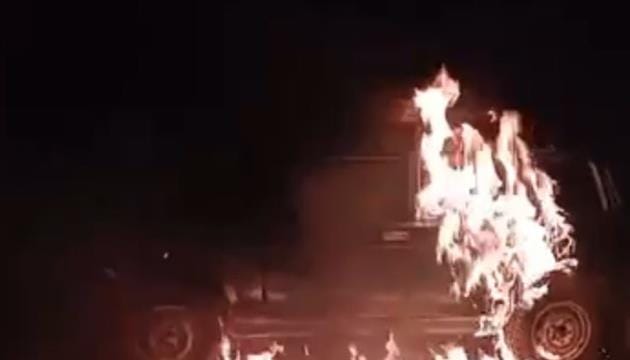 Partisans Attack and Destroy Russian Military Vehicle in Bryansk Region