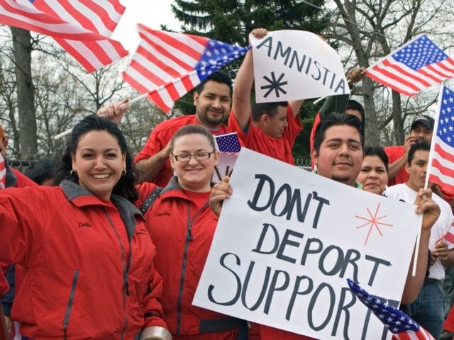 **Headline:** Senate Democrats Propose Immigration Amnesty in Department of Homeland Security Funding Bill