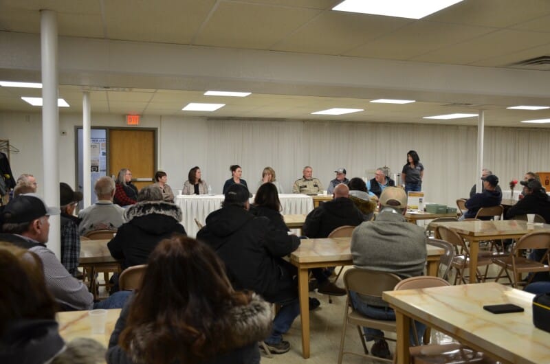 **Headline:** Dunn County Officials Discuss Public Safety and Community Projects with Residents