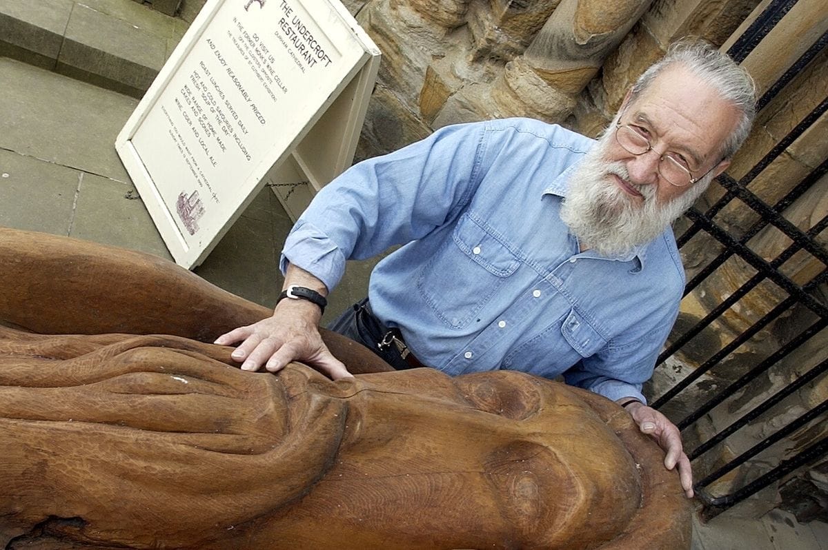 **Headline:** Former North East Teacher and Sculptor Remembered for Northumbrian Saint Sculptures
