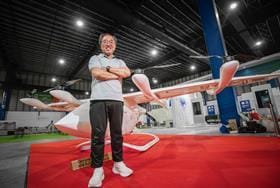 **Singapore Unveils Scaled Prototype of First Domestic Electric Air Taxi**