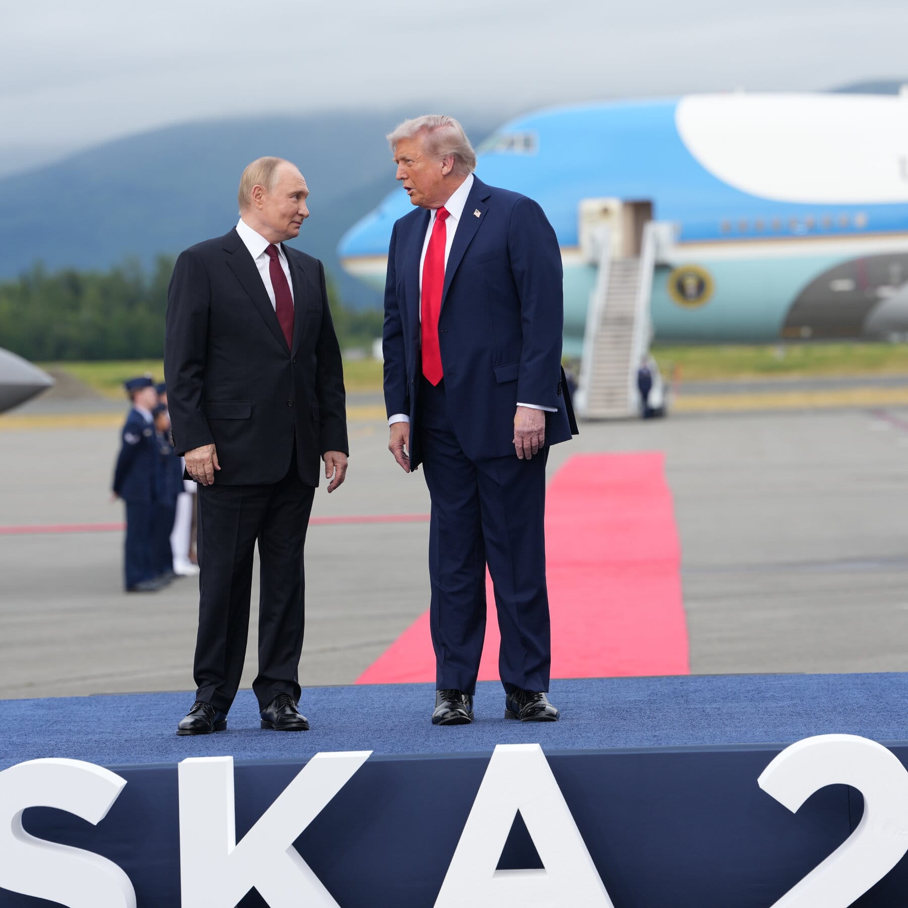 Donald Trump discussing enhanced US-Russia economic engagement and cooperation