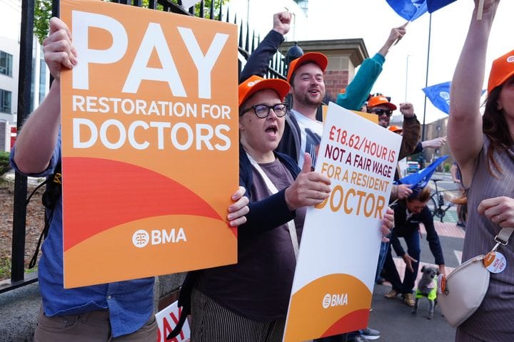 **Headline:** Resident Doctors in England Approve Extension of Industrial Action