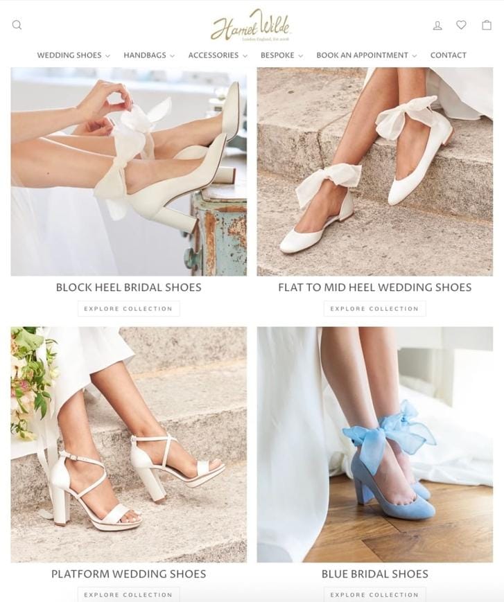 **Harriet Wilde Launches Luxury Bridal Shoe Collections for Valentine’s Season**