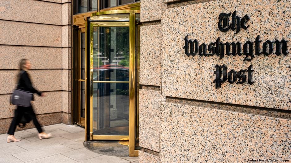 **Headline:** Washington Post Publisher Will Lewis Steps Down After Major Layoffs