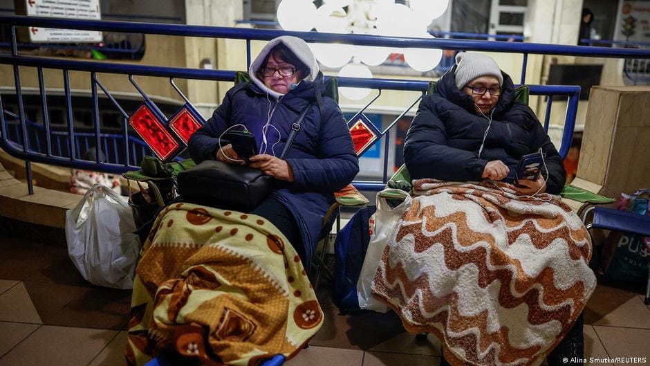**Headline:** Thousands in Kyiv endure freezing temperatures amid power and heating outages