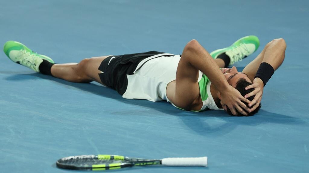 **Headline:** Carlos Alcaraz Wins Australian Open, Completing Career Grand Slam with Victory Over Novak Djokovic