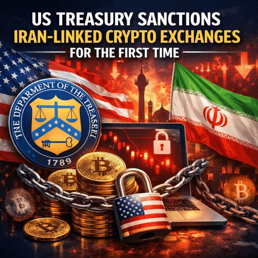 **Headline:** US Treasury Imposes Sanctions on Cryptocurrency Exchanges Linked to Iran
