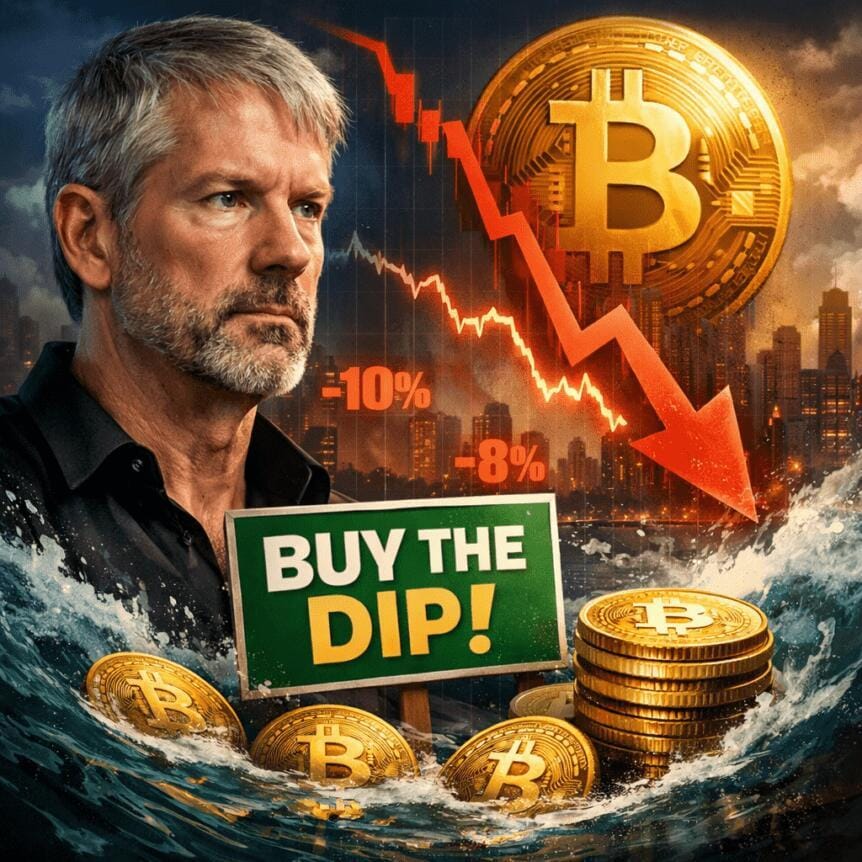 **Headline:** Michael Saylor Indicates Continued Bitcoin Purchases Following Weekend Price Drop