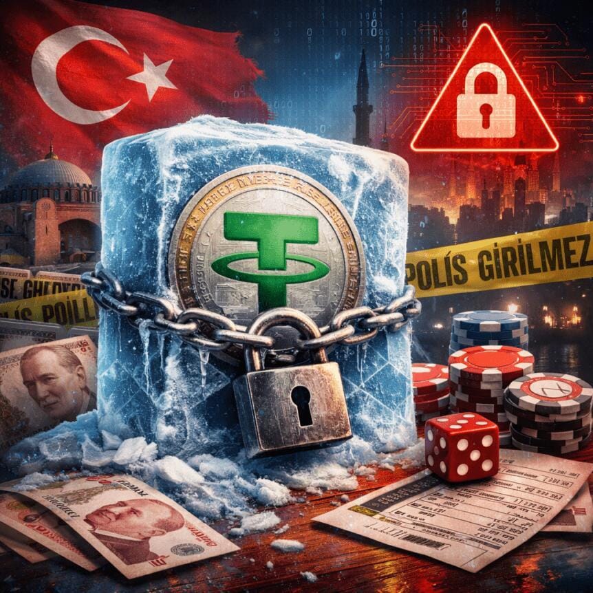 **Headline:** Tether Freezes $544 Million in Crypto Linked to Turkish Illegal Betting Investigation
