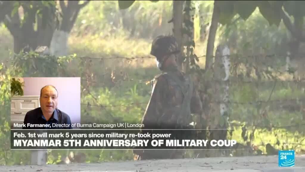 **Headline:** Five Years After Myanmar Coup, Military Faces Significant Challenges
