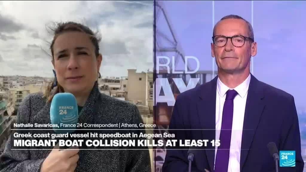 **Headline:** At Least 15 Dead in Collision Between Migrant Boat and Greek Coast Guard Vessel