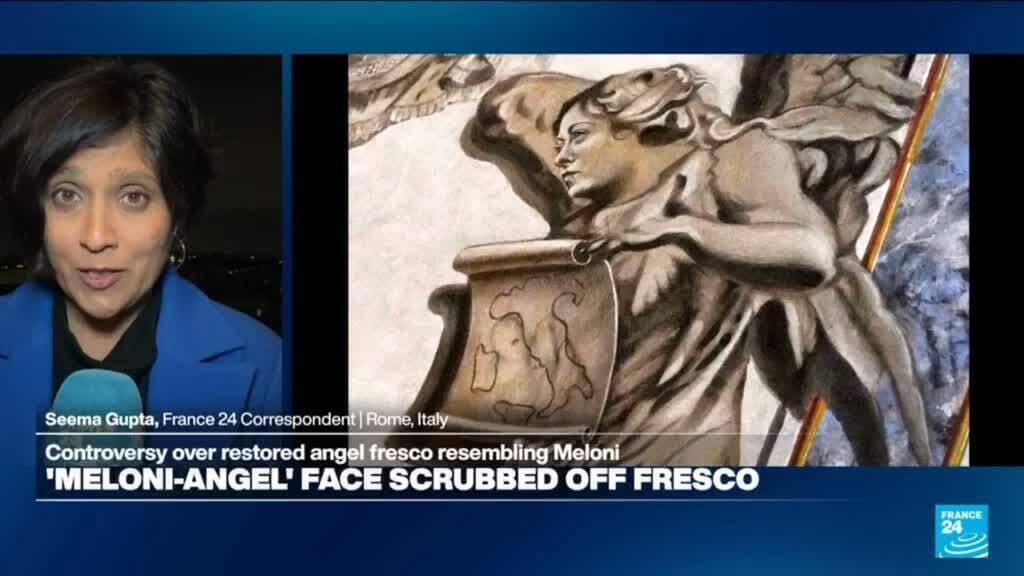 **Headline:** Artist Removes Fresco Featuring Italian Prime Minister’s Likeness After Public Backlash