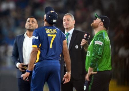**Headline:** Ireland Opt to Bowl First After Winning Toss Against Sri Lanka in T20 World Cup Group B Match