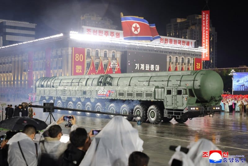 **North Korea Conducts Parade Rehearsals Ahead of Ninth Party Congress**