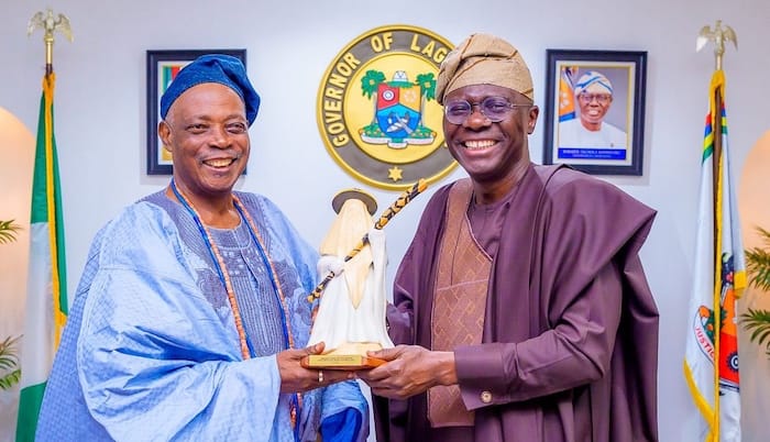 **Olubadan Appreciates Sanwo-Olu’s Infrastructure Efforts and Lagos State’s Support During Coronation**