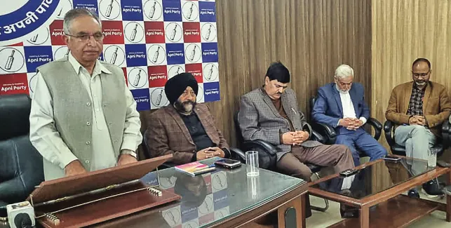 **Headline:** Ghulam Hassan Mir Urges Apni Party Leaders to Strengthen Political and Public Engagement