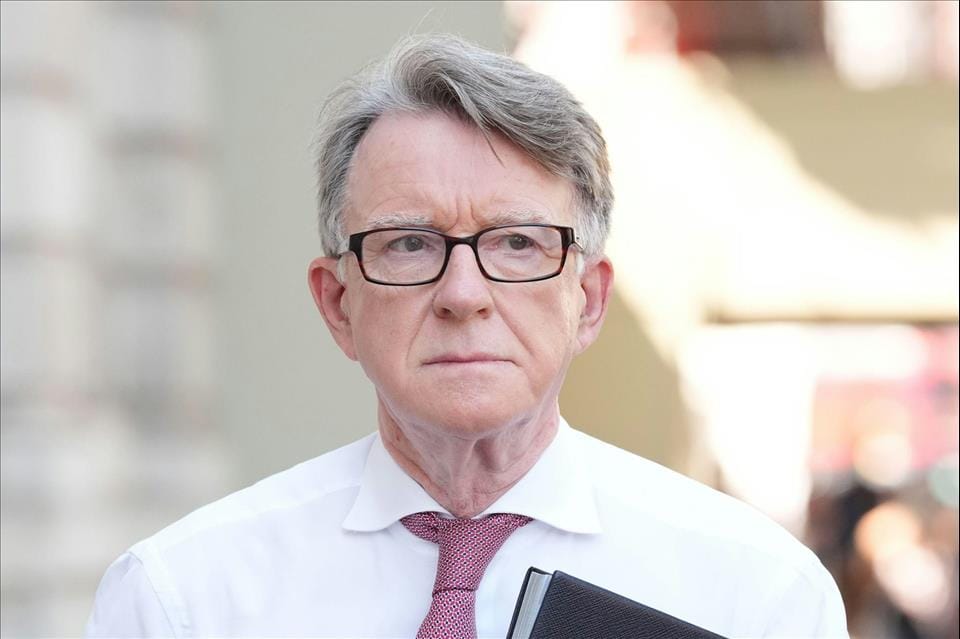 **Headline:** Peter Mandelson Investigated for Alleged Misconduct in Public Office