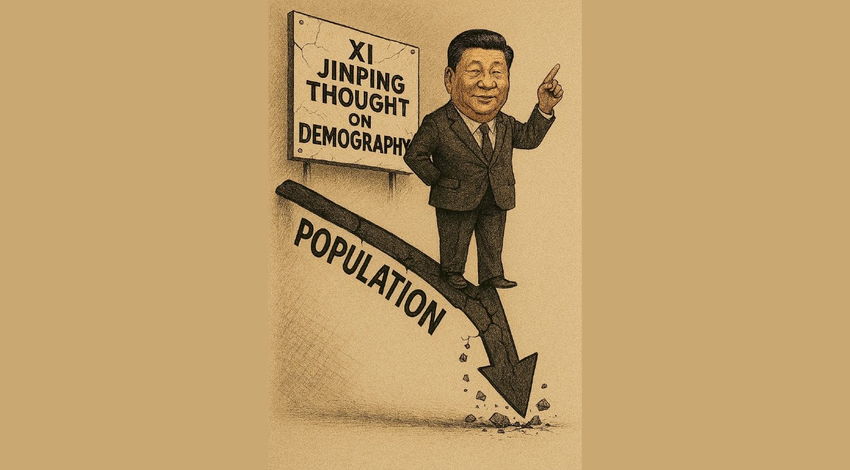 **Headline:** China Acknowledges Population Decline, Frames It as Part of Development Strategy