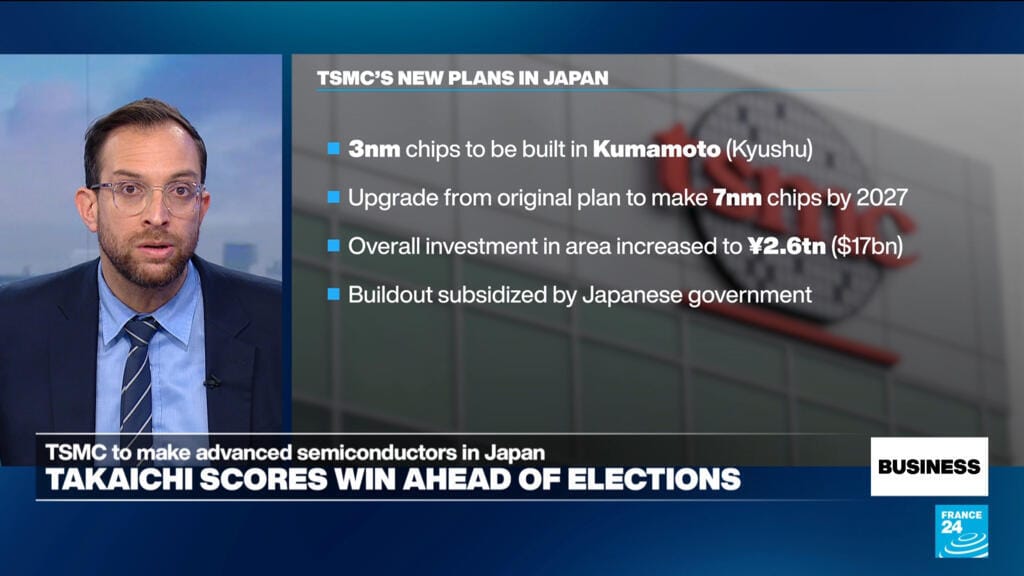 **TSMC to Manufacture Advanced 3-Nanometre Chips in Japan**