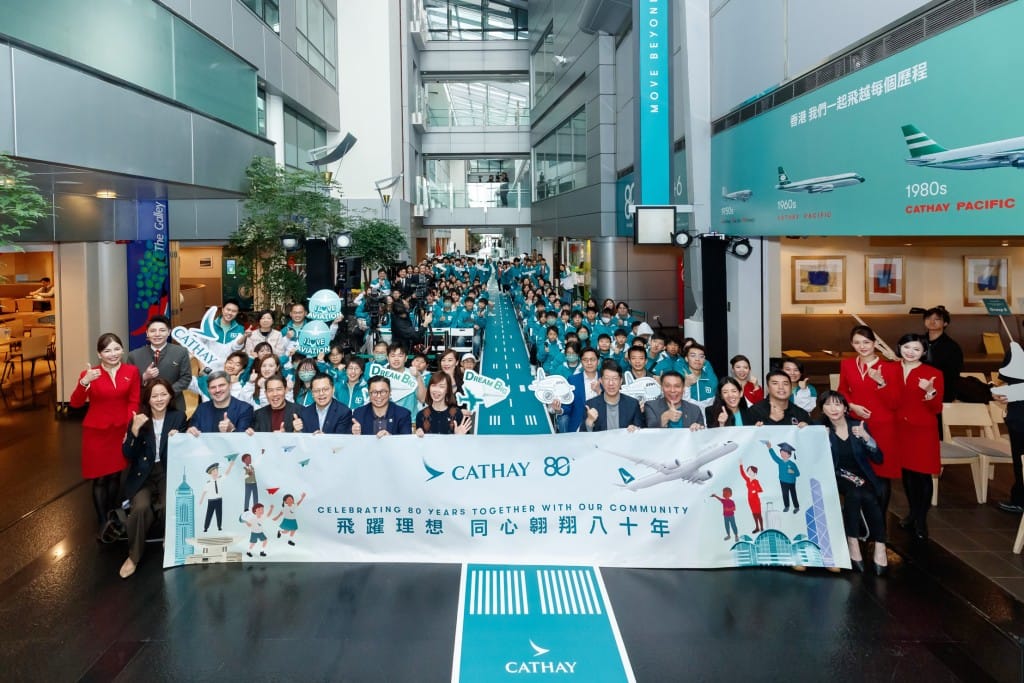**Cathay Pacific Marks 80 Years with New Community Programs Targeting 80,000 Beneficiaries**
