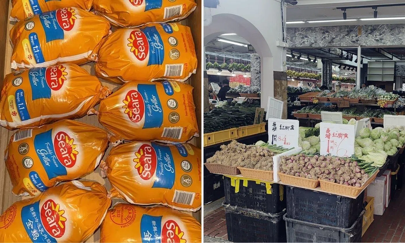 **Headline:** Marine Parade Fruit Stall Gives Free 1.1kg Frozen Chicken with $10 Vegetable Purchase