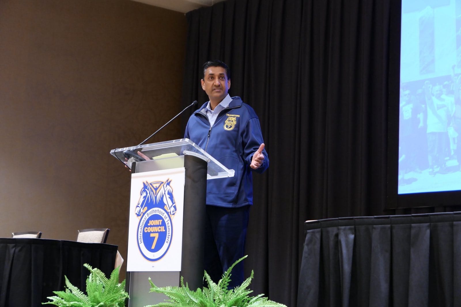 **Headline:** Democratic Representative Ro Khanna Joins Protest Against ICE Outside Super Bowl