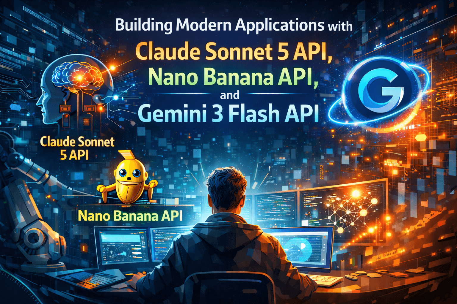 **Headline:** Developing Next-Generation Applications Using Claude Sonnet 5, Nano Banana, and Gemini 3 Flash APIs