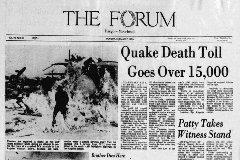 **Headline:** Key Events Reported on February 9, 1976
