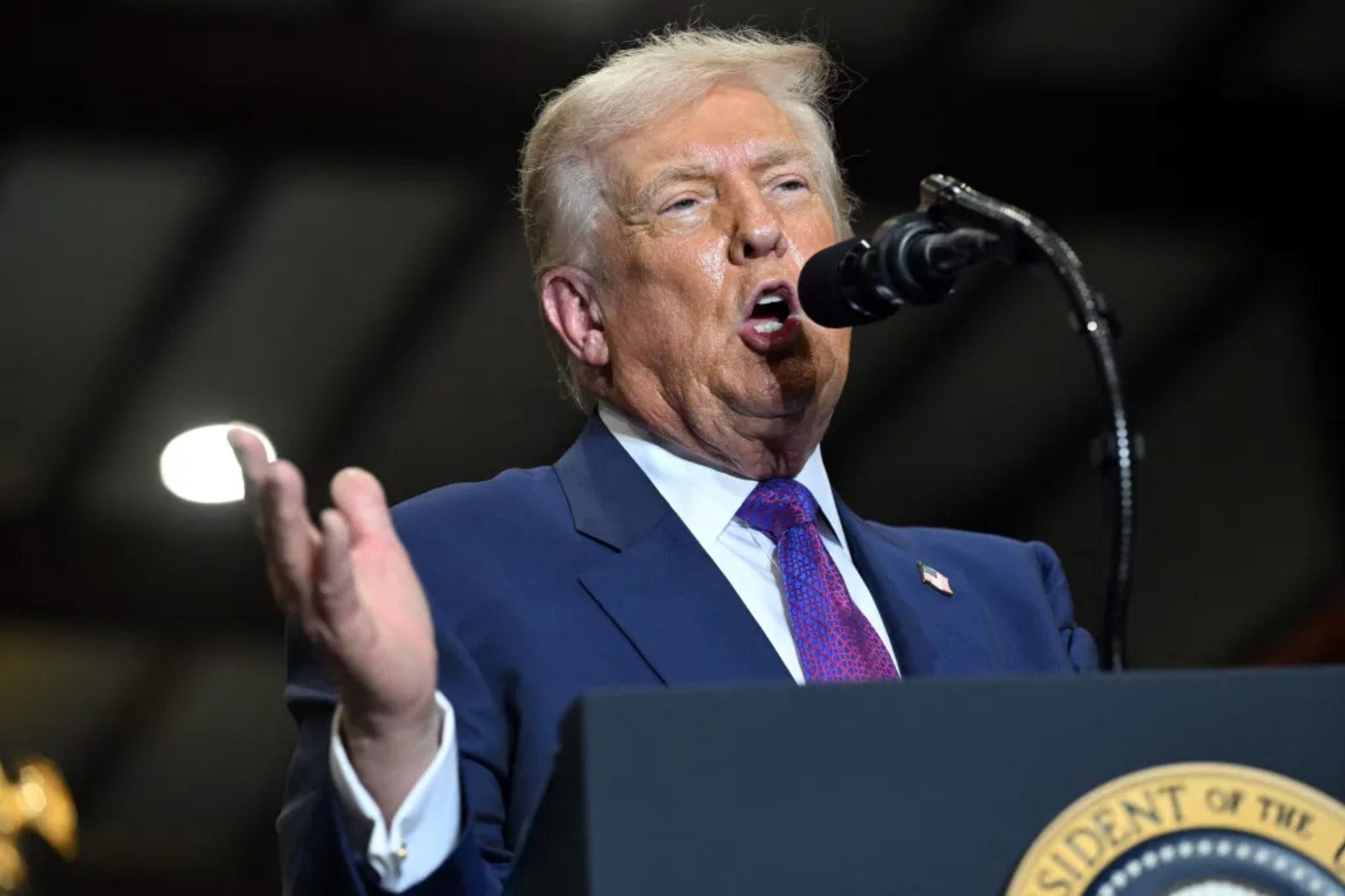 Former President Trump announcing release of government UFO and extraterrestrial files